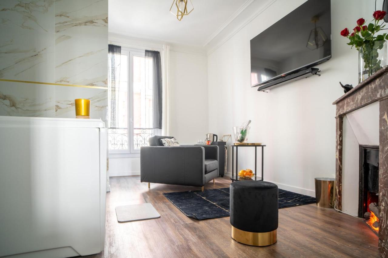 Suite L'Eclipse Paris, Logement Avec Jacuzzi, A 10 Minutes Des Champs Elysees Levallois-Perret Exterior foto